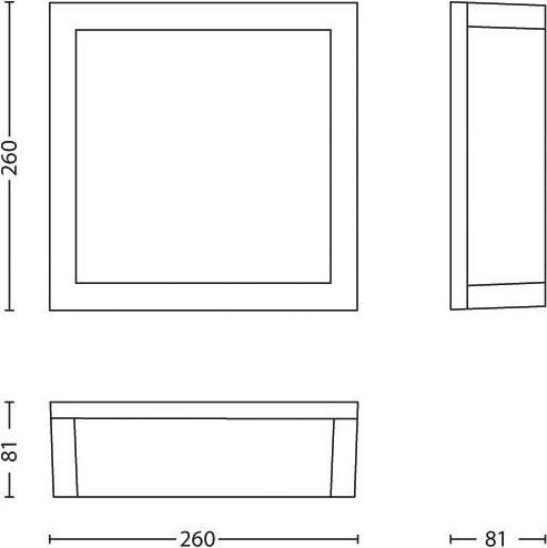 Actual product image Philips OUTDOOR LIGHT SKIES 2X42W E27 IP44 (E27, IP44)