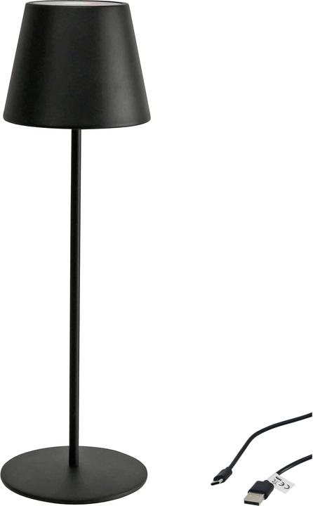 Image du produit DayLite LED-Tischleuchte PBG-1238, 4W, 200lm, RGBW, Akku, schwarz (200 lm)