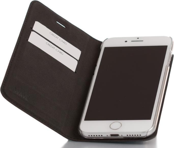 Actual product image Wave BookCase suojakotelo, iPhone 7 / 8 / SE, musta (Apple iPhone SE (3rd Gen))
