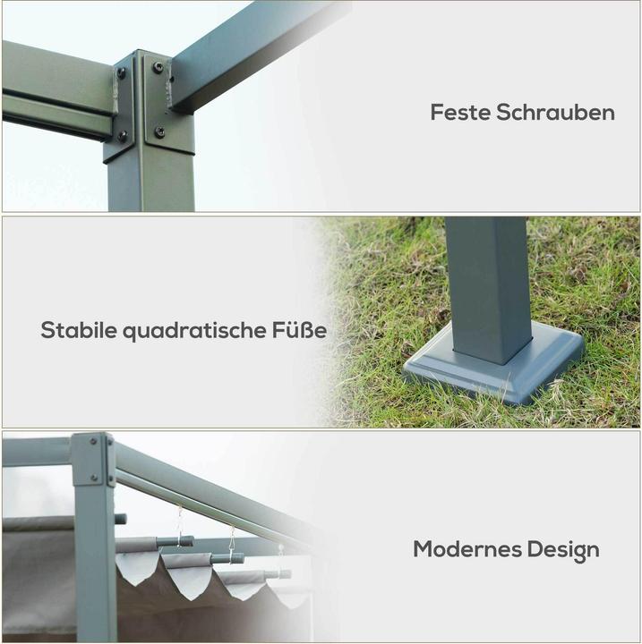 Image du produit Outsunny Pergola (298 cm, 213 cm)