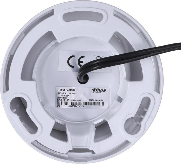 Actual product image Dahua Technology Cooper HAC-T1A21 Indoor 1920 x 1080 Pixel Ceiling/Post (1920 x 1080 Pixels)