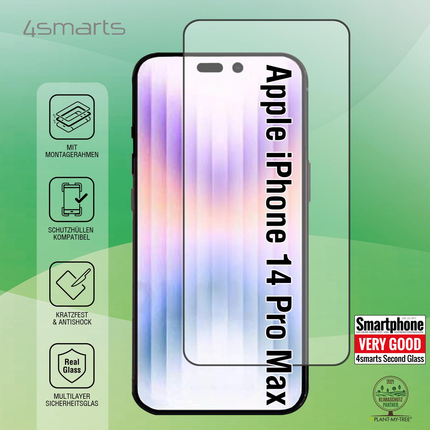 Thumbnail - 4smarts Second Glass X-Pro (1 Stück, Apple iPhone 14 Pro Max), Smartphone Schutzfolie, Transparent