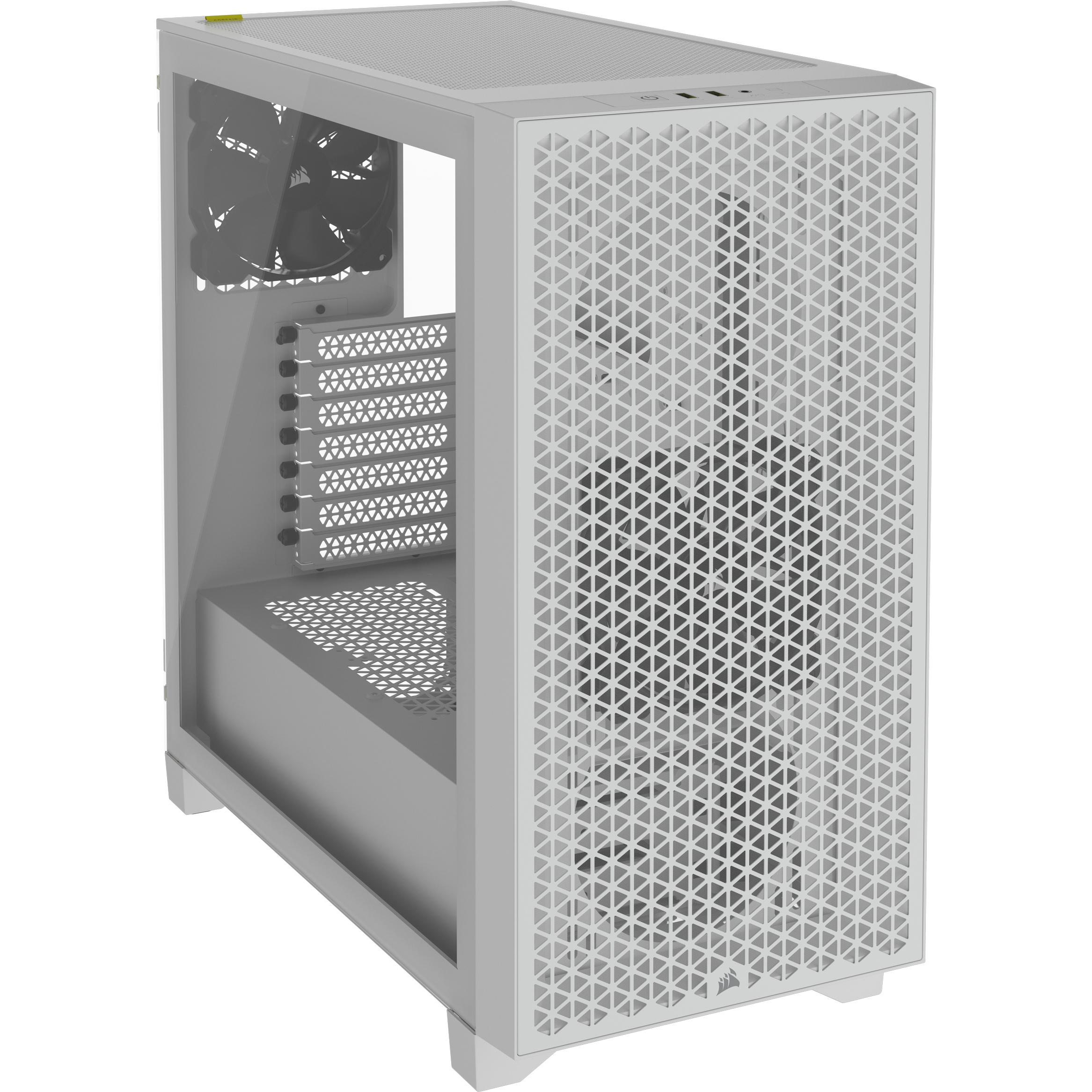 Corsair 3000D (ATX), Case PC, Bianco