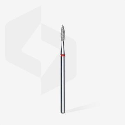 Immagine prodotto Staleks Diamond Bit Sharp Flame Red Ring I Attachment for Nail Cutters