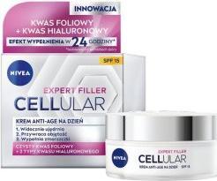 Actual product image NIVEA Hyaluron Cellular Filler + Ujędrnienie SPF15 przeciwzmarszczkowy krem na dzień 50ml (50 ml, Day cream, SPF 15)