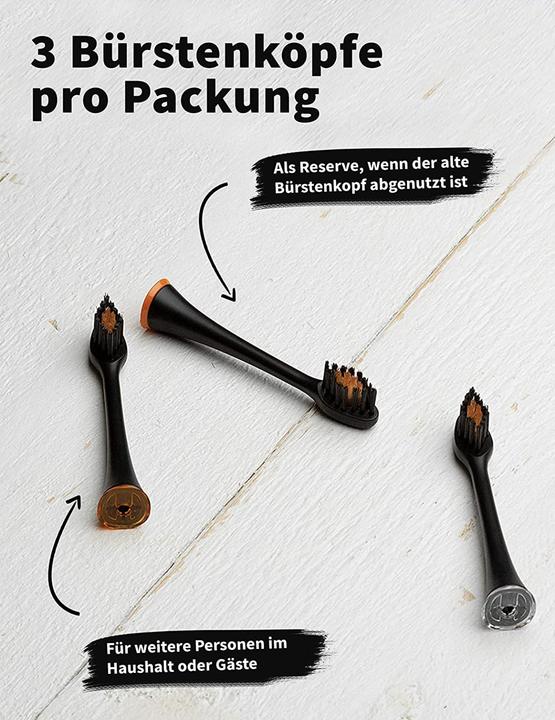 Actual product image Zahnheld Interchangeable heads Medio Mini (3 x)