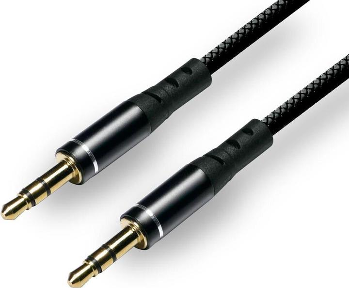 Produktbild Everactive Kabel AUX Klinke 3,5mm 1,0m CBS-1JB (1 m)