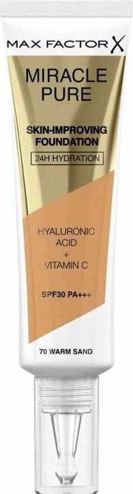 Actual product image Max Factor Miracle Pure Skin-Improving Foundation (70 Warm sand)