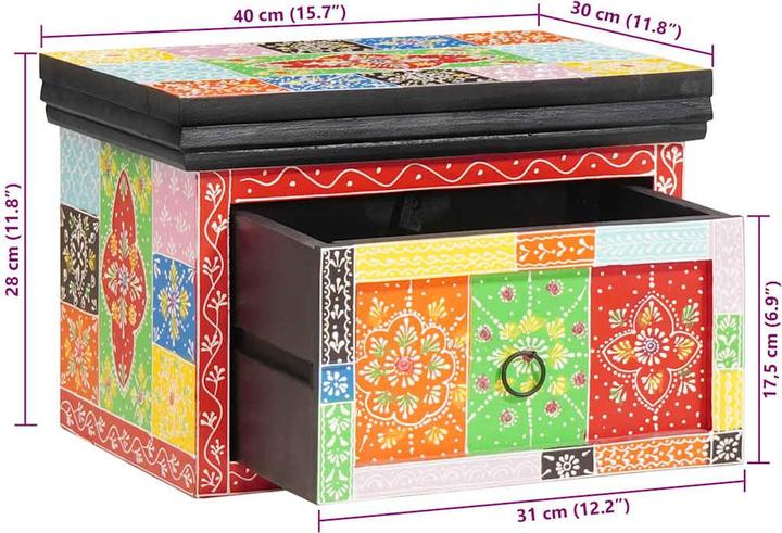 Immagine prodotto vidaXL Comodino (40 x 30 x 28 cm)