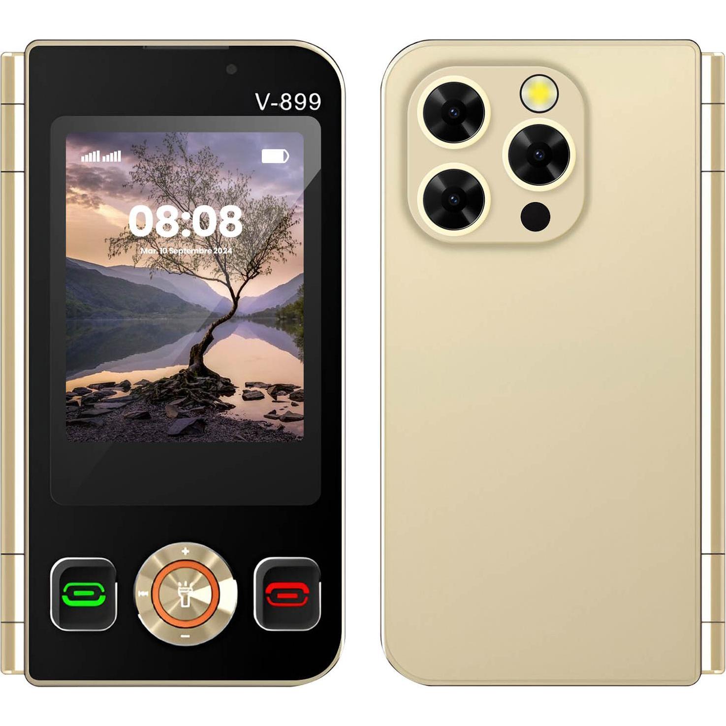 Thumbnail - Avizar V899 (2.80", 0.30 Mpx, 2G), Tastenhandy, Gold