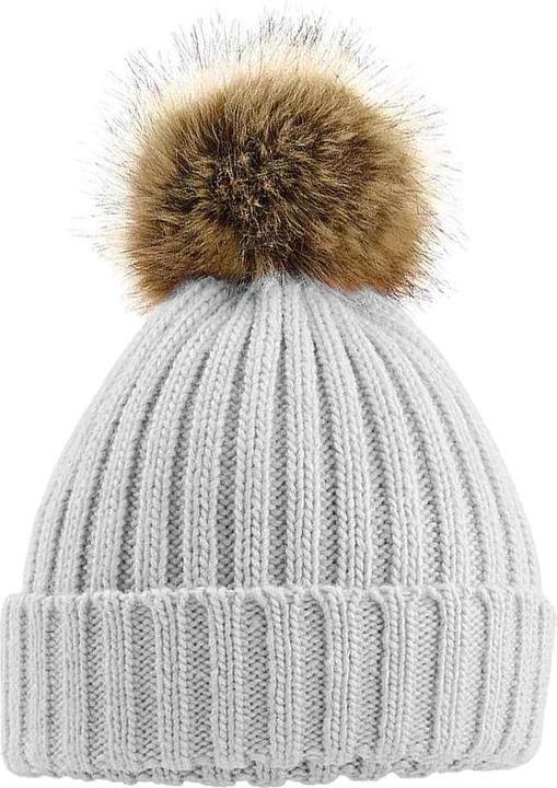 Immagine prodotto Beechfield Cappello a Cuffia Pom Pom Maglia Grossa