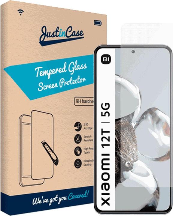 Produktbild Just in Case Gehärtetes Glas Clear Displayschutzfolie Xiaomi 12T/12T Pro (1 Stück, Xiaomi 12T)