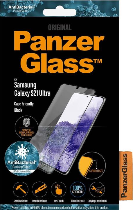 Immagine prodotto PanzerGlass Impronte digitali CaseFriendly (1 Pezzo/i, Samsung Galaxy S21 Ultra)