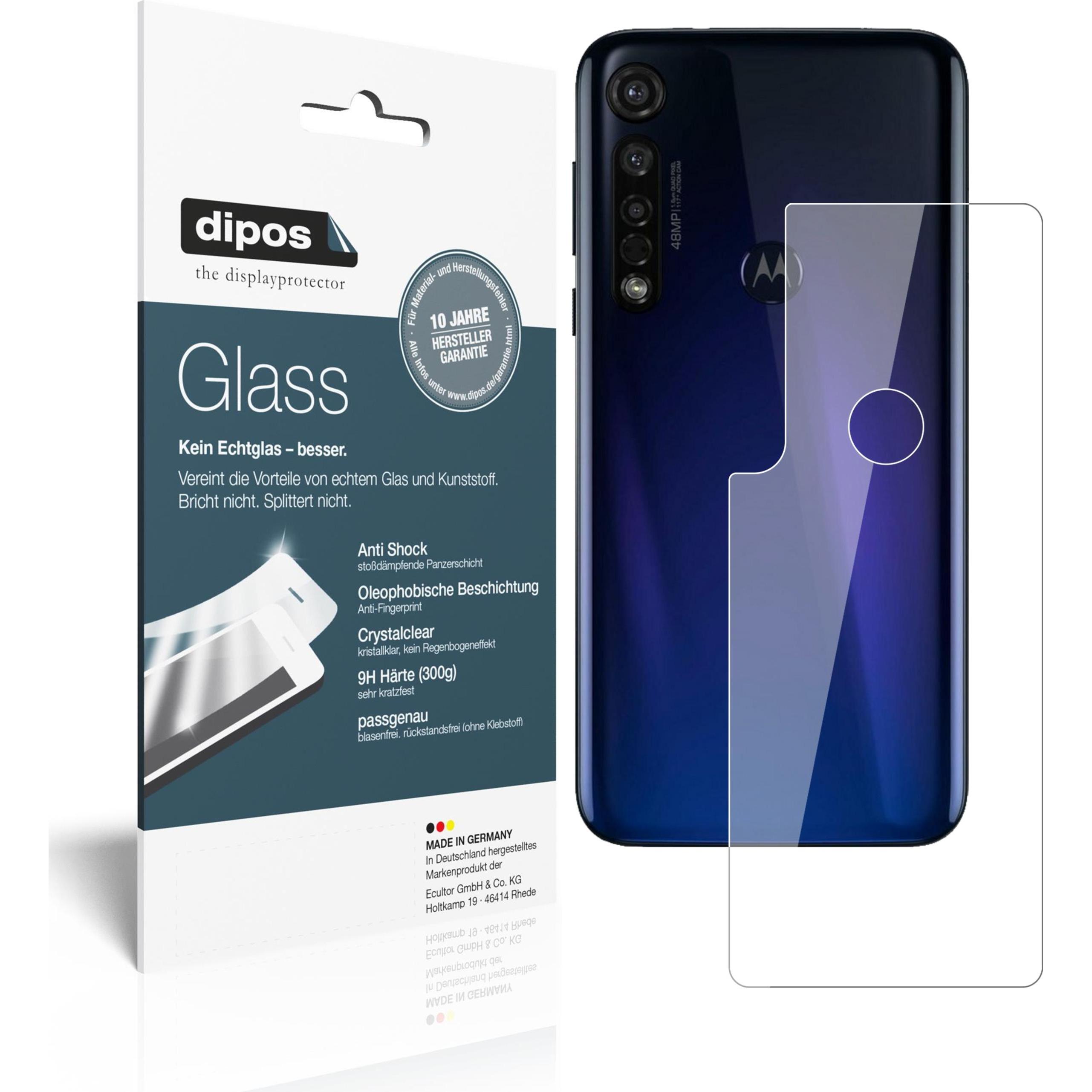 Dipos Displayschutz Anti-Shock (2 Stück, Motorola Moto G8 Plus), Smartphone Schutzfolie, Transparent