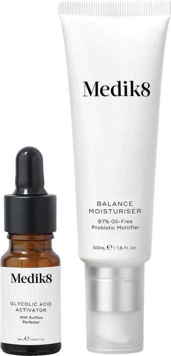 Medik8 Balance Moisturiser with Glycolic Acid Activator (50 ml, Gesichtswasser)