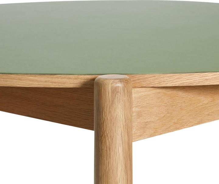 Image du produit Hübsch Oblique Esstisch Runde Olive