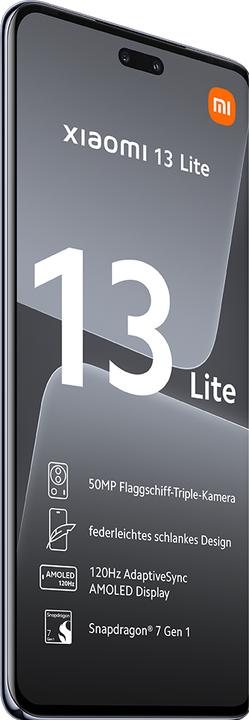 Produktbild Xiaomi 13 Lite (256 GB, Black, 6.55", Dual SIM, 5G)