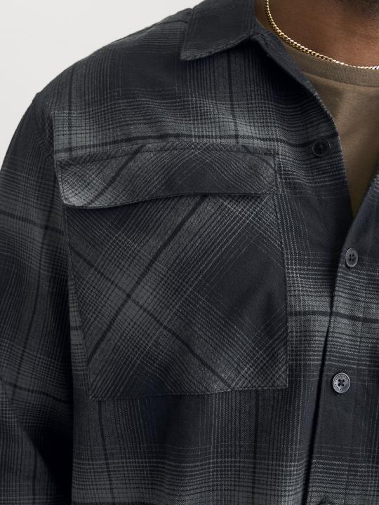 Actual product image Jack & Jones Plus loose fit overshirt Overshirt (7XL)