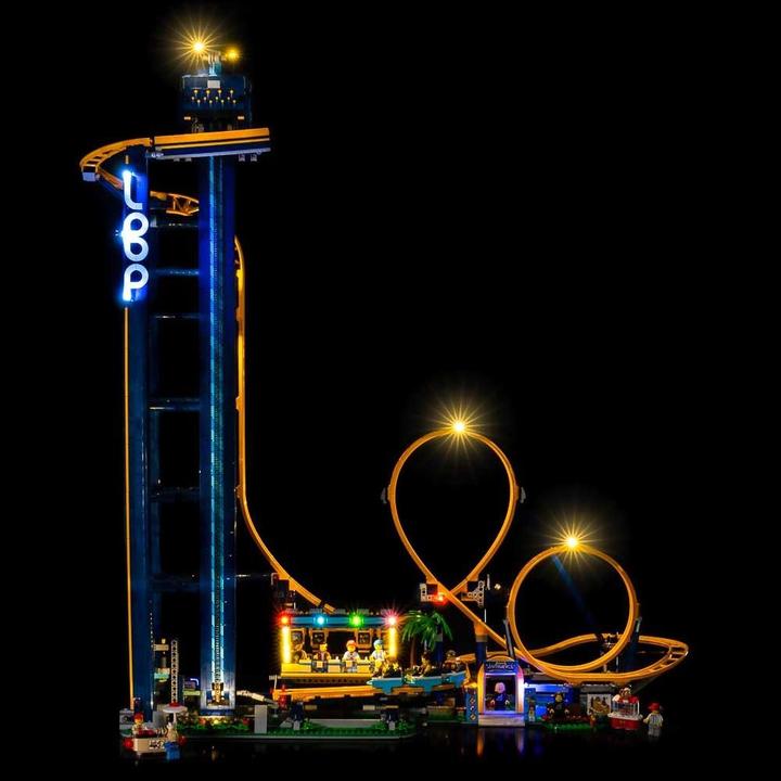 Actual product image Light my bricks LED Light Set for LEGO 10303 Looping Rollercoaster