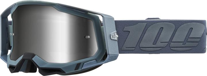 Produktbild 100% Racecraft 2 Goggle Blue - Mirror Blue (Black, Anthracite, Blau)