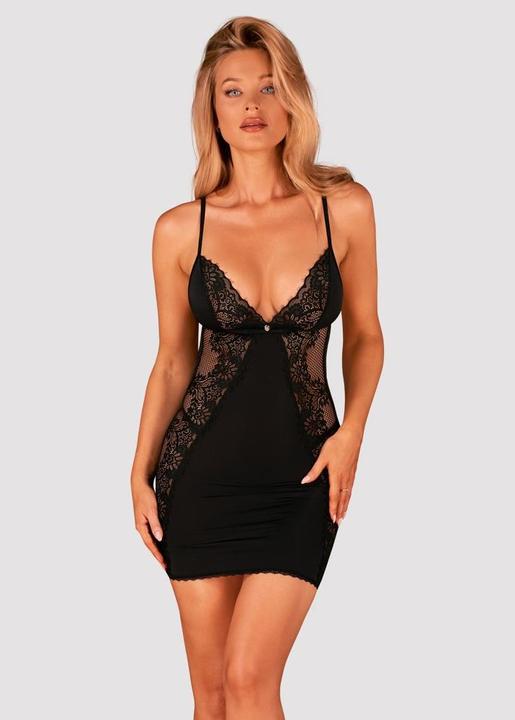Actual product image Obsessive Maderris Chemise & Thong M/L (L, M)