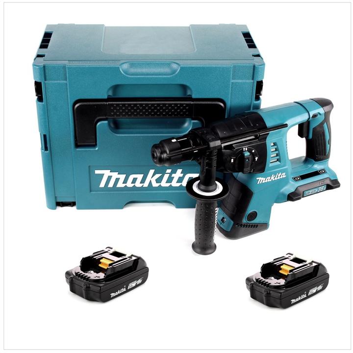 Actual product image Makita DHR 264 Cordless Rotary Hammer 36 V 3.0J SDS-Plus 2x 18 V / 36 V with insert + 2x Batteries B (Rechargeable battery operated)