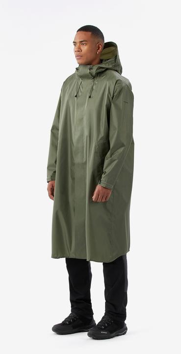 Produktbild Forclaz Poncho Regencape anpassbar max. 75 l Wandern - MT900 2.0 khaki (S, M)