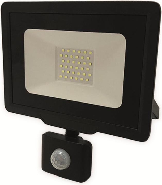Optonica Proiettore, rilevatore di movimento 5946, 20 W, 2700 K, nero (1600 lm, IP65)