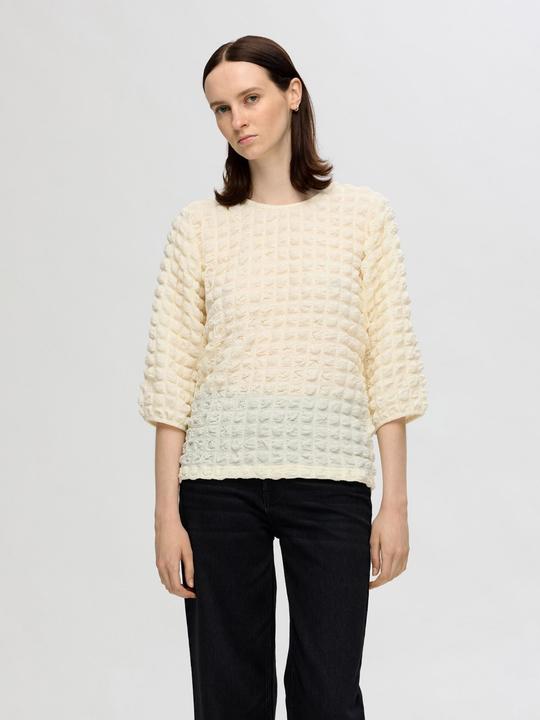 Immagine prodotto Selected Femme Top strutturato con maniche a 3/4 (XXL)