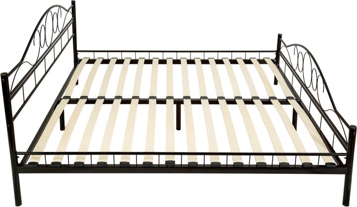 Produktbild tectake Metallbett (200 x 180 cm)