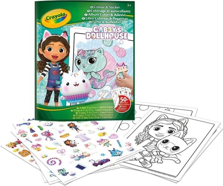 Produktbild Crayola CR Color & Sticker Book GD (50 Sticker)