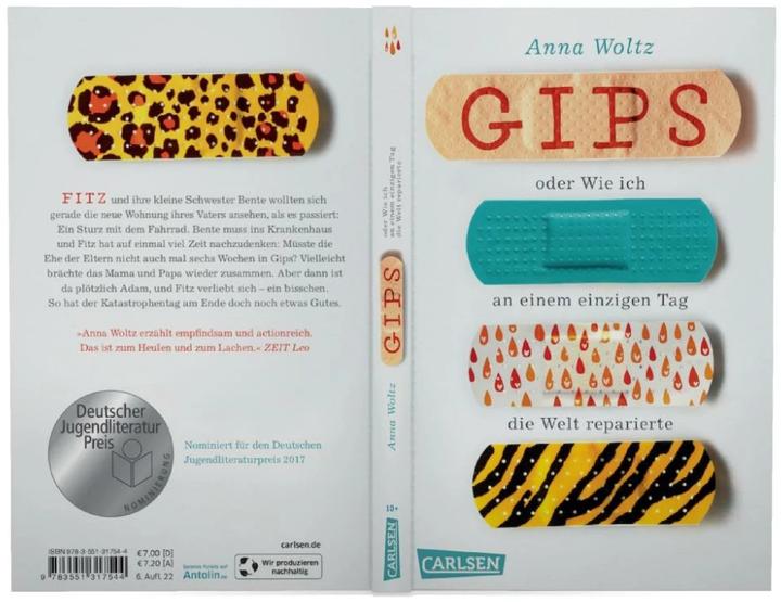 Image du produit Plâtre ou comment j'ai réparé le monde en un seul jour (Anna Woltz, Allemand)