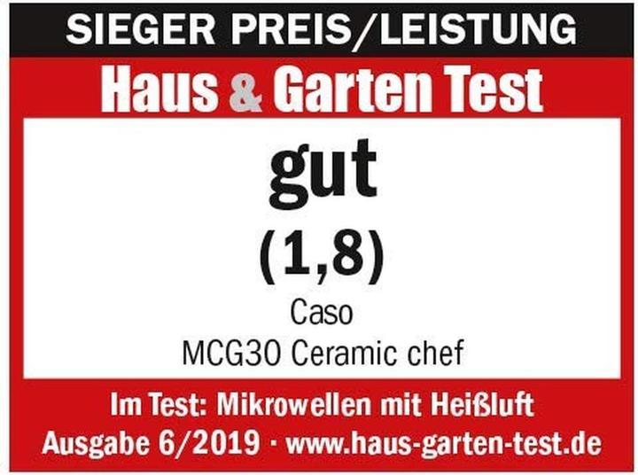 Image du produit Caso MCG 30 Ceramic chef 3 en 1 (28 l)