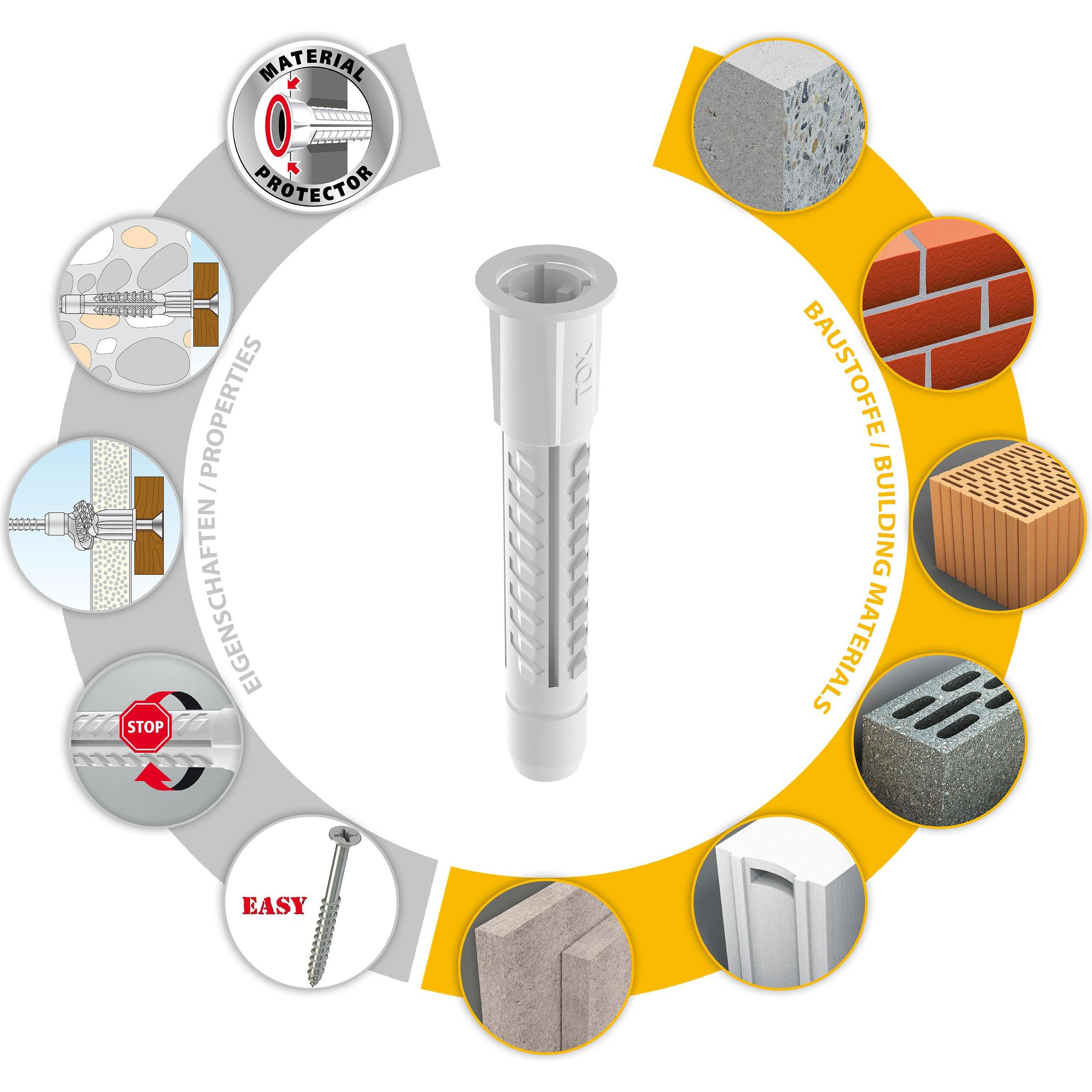 Thumbnail - Tox, Dübel, Allzweckdübel (50 Stk.)