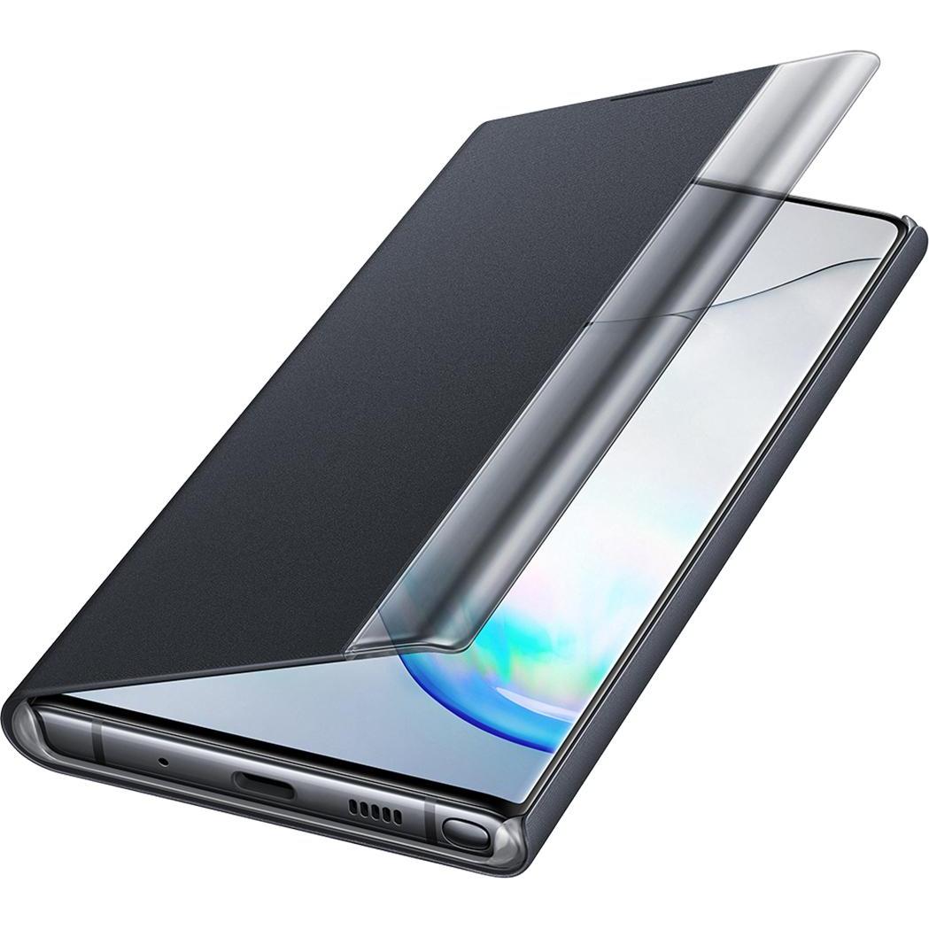 Samsung Clear View Cover (Samsung Galaxy Note 10), Smartphone Hülle, Schwarz