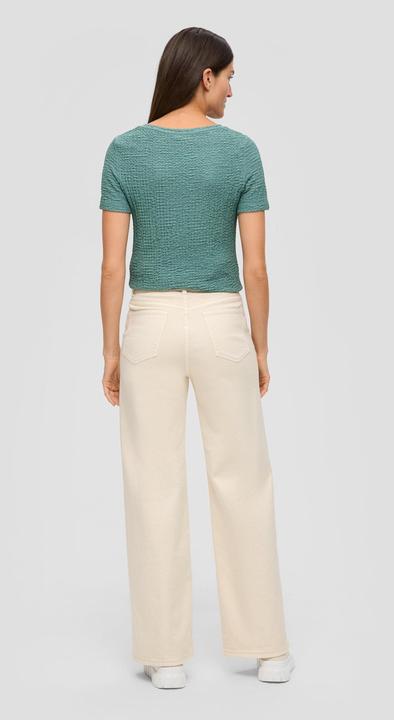 Immagine prodotto S.Oliver T-Shirt T-Shirt aus Strukturjersey (46)