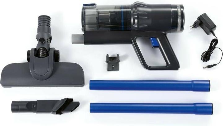 Actual product image CleanMaxx Akku-Hand- und Stielsauger Blau/Grau