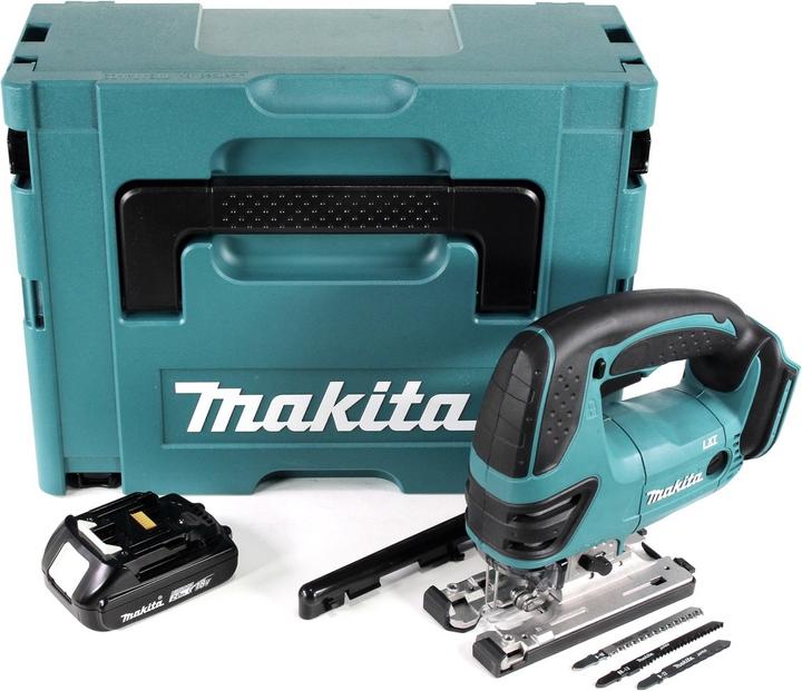 Produktbild Makita DJV 180 A1J Akku Stichsäge 18 V + 1x Akku 2,0 Ah + Makpac - ohne Ladegerät