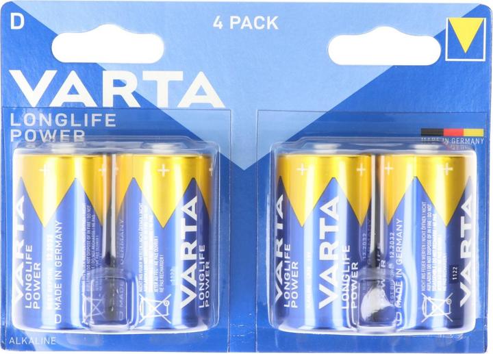 Image du produit Varta pouvoir de longue durée (4 pcs, D, 16500 mAh)