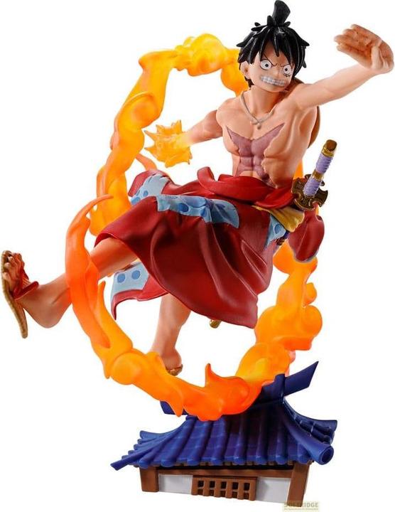 Actual product image Megahouse One Piece Petitrama PVC Mini Statue Logbox Re Birth Wano Kuni Vol. 1 Set 9 cm