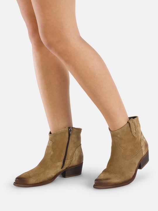 Produktbild Felmini Die Wide Cowboy-Stiefelette aus Marvin-Leder ist eine trendige und bequeme Wahl. Diese weite (37)