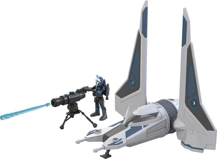 Produktbild Hasbro Mission Fleet Stellar Class Bo-Katan Gauntlet Sternenjäger Sternenjäger-Attacke 6 cm grosse