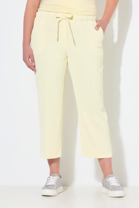 Image du produit Ulla Popken Pantalon 7/8 à pinces. Taille élastique (46)