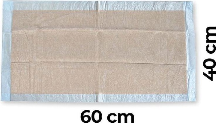 Hygostar Bettunterlagen | 60 x 40 cm | 12-lagig | saugfähig & wasserdicht (200 x)