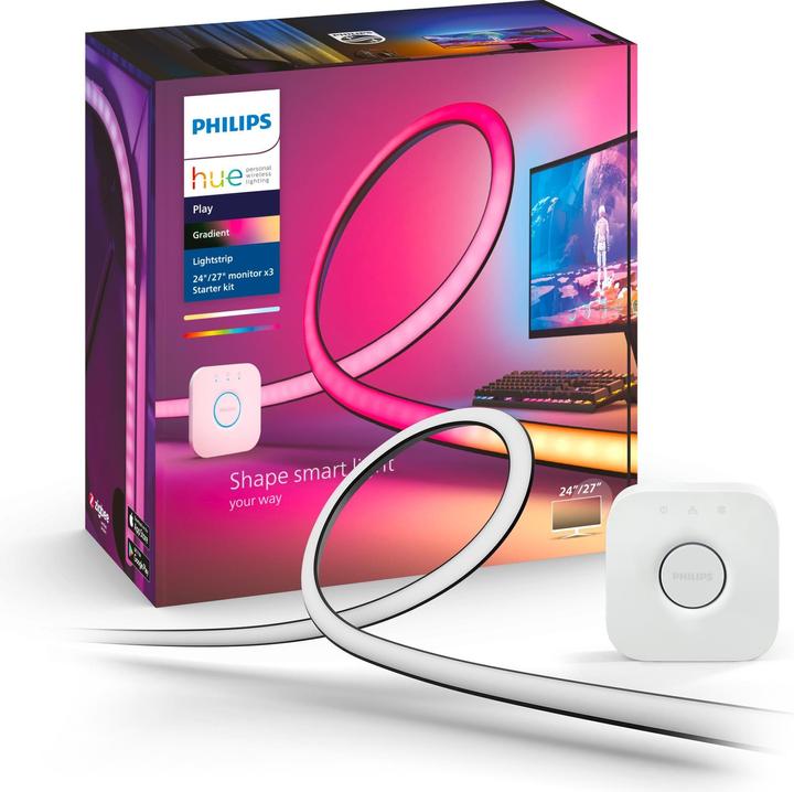 Immagine prodotto Philips Hue Play Gradient incl. Ponte (Multicolore, 187.50 cm, Interno)
