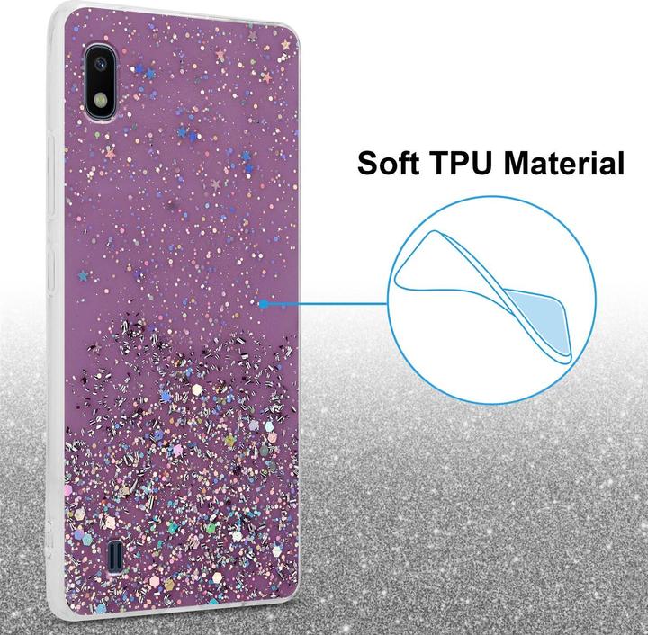 Immagine prodotto Cadorabo Copertura in TPU scintillante (HTC One M10, Samsung Galaxy A10)
