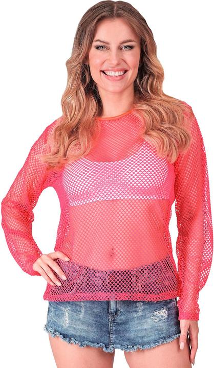 Immagine prodotto Widmann Camicia a rete rosa neon a maniche lunghe (M, S)