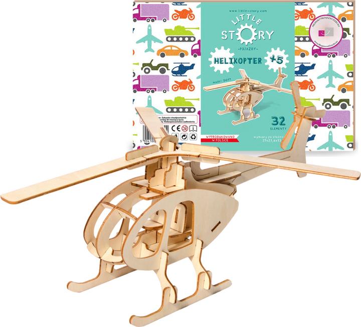 Produktbild Nice Idea Holzpuzzle Model 3D - Hubschrauber