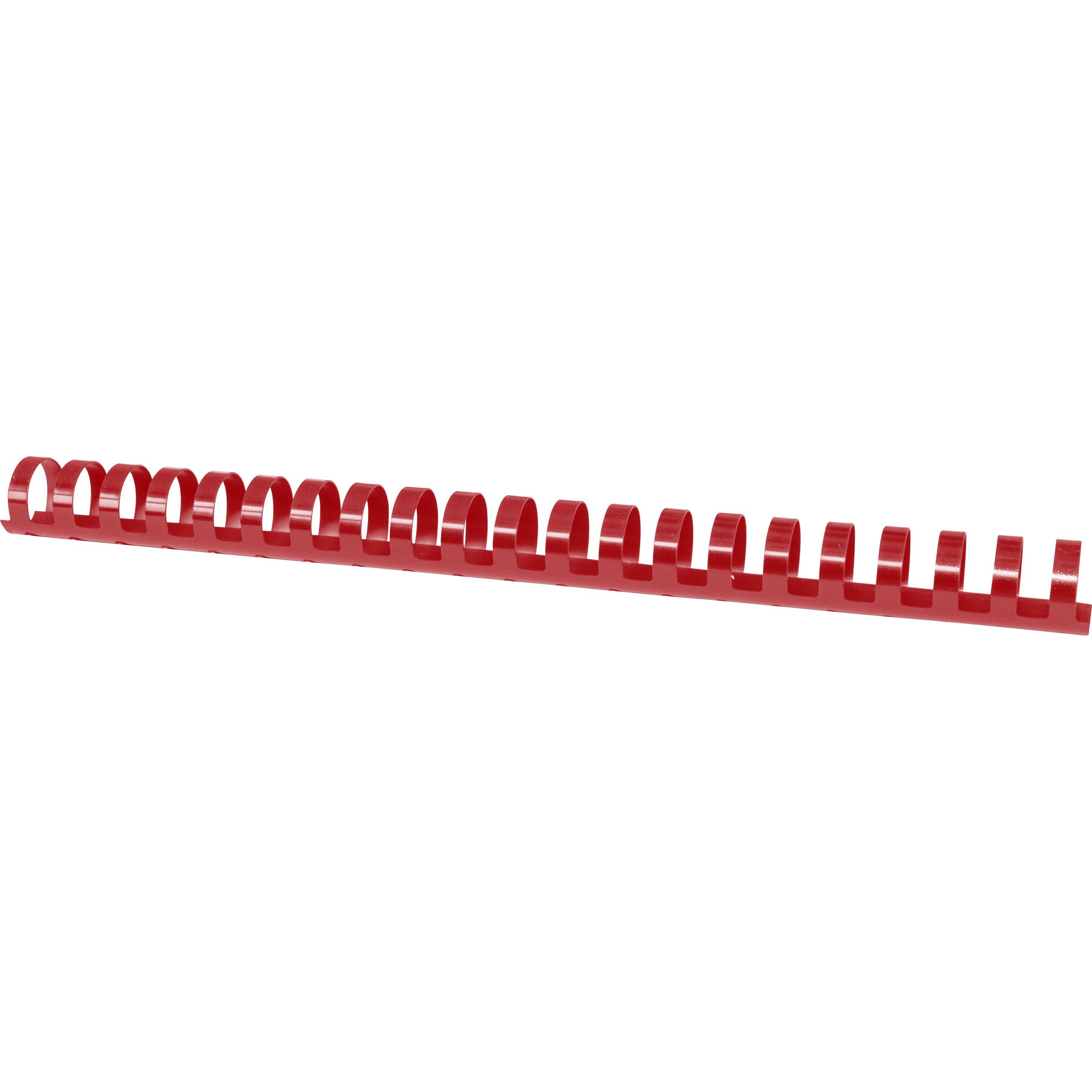 Office Products, Bindegerät Zubehör, Binderücken, 22mm, 50 stk., rot