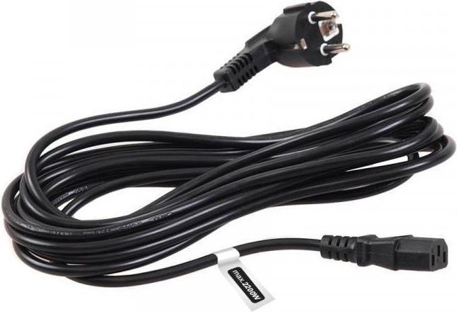 Produktbild Maclean Kabel zasilający 3 pin 5M wtyk EU MCTV-801 (5 m)